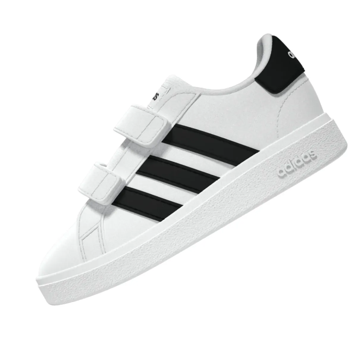 Sneakers bianche da Bambino adidas Grand Court 2.0 con strappo