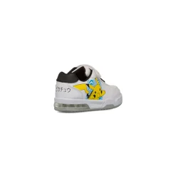 Sneakers bianche da Bambino con luci con logo Pikachu
