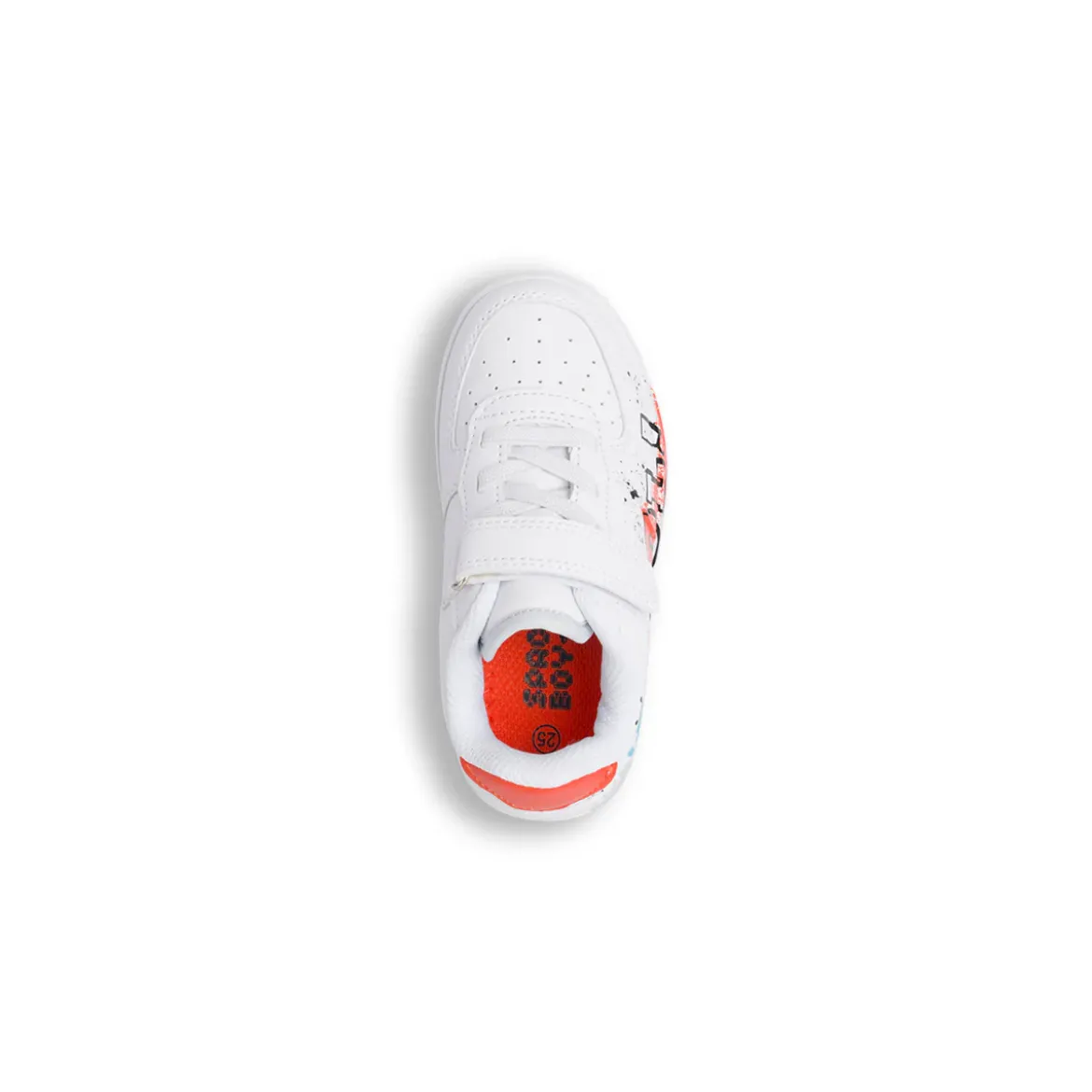 Sneakers bianche da bambino con stampa 'Cool!' Space Boy