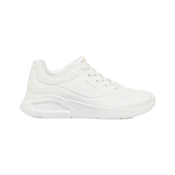 Sneakers bianche da donna con soletta memory foam Skechers Uno Lite Work