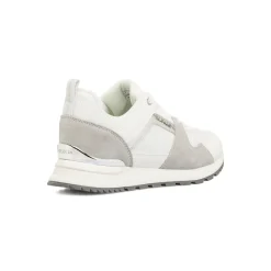 Sneakers bianche da Donna con inserti grigi Skechers Fashion Fit 2.0