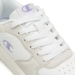 Sneakers bianche da Donna con dettagli effetto scamosciato Champion