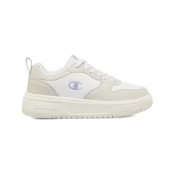 Sneakers bianche da Donna con dettagli effetto scamosciato Champion