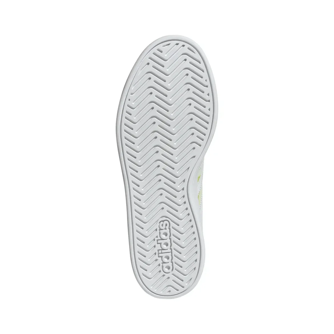 Sneakers bianche da Donna con strisce iridescenti adidas GRAND COURT
