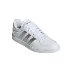 Sneakers bianche da Donna con dettagli argento adidas BREAKNET SLEEK