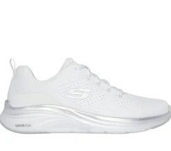 Sneakers bianche da donna con ammortizzazione Vapor Foam ultraleggera Skechers Midnight Glimmer