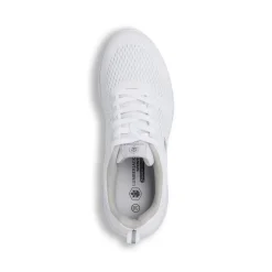 Sneakers Bianche da Donna in tessuto mesh con Memory Foam Lumberjack