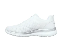 Sneakers bianche da donna in tessuto mesh Skechers Bountiful - Quick Path