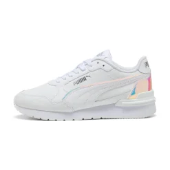 Sneakers bianche da Ragazza con inserto iridescente Puma ST Runner v4 Holo Jr