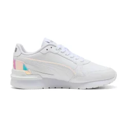 Sneakers bianche da Ragazza con inserto iridescente Puma ST Runner v4 Holo Jr