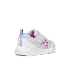 Sneakers bianche da Ragazza in mesh con suola traspirante Geox
