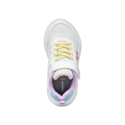 Sneakers bianche da Ragazza in mesh con suola traspirante Geox