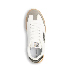 Sneakers Bianche da ragazzo con Dettagli scamosciati Soprani Sport