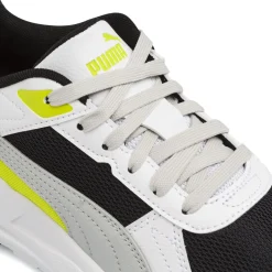 Sneakers bianche da Ragazzo con dettagli neri e gialli Puma Trinity 2