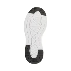 Sneakers bianche da Ragazzo con dettagli neri e gialli Puma Trinity 2