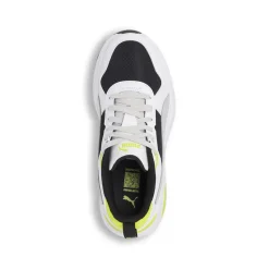 Sneakers bianche da Ragazzo con dettagli neri e gialli Puma Trinity 2