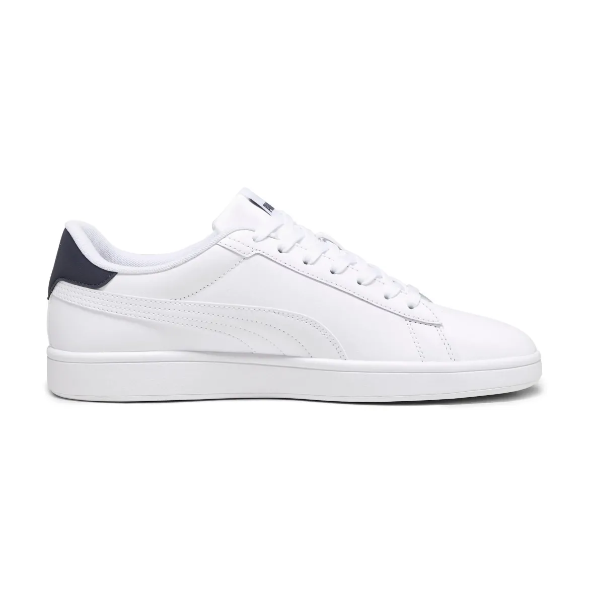 Sneakers bianche da uomo con dettagli oro e blu Puma Smash 3.0 L