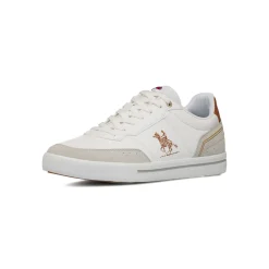 Sneakers bianche da Uomo con logo laterale U.S. Grand Polo