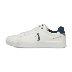 Sneakers bianche da Uomo con logo laterale US Golf Club