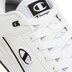 Sneakers bianche da Uomo con logo e dettaglio nero Champion Heritage