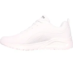 Sneakers bianche da uomo con sottopiede Memory Foam Skechers Uno Lite
