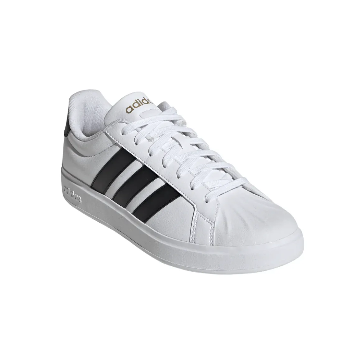 Sneakers bianche da Uomo con tre strisce nere adidas STREETTALK
