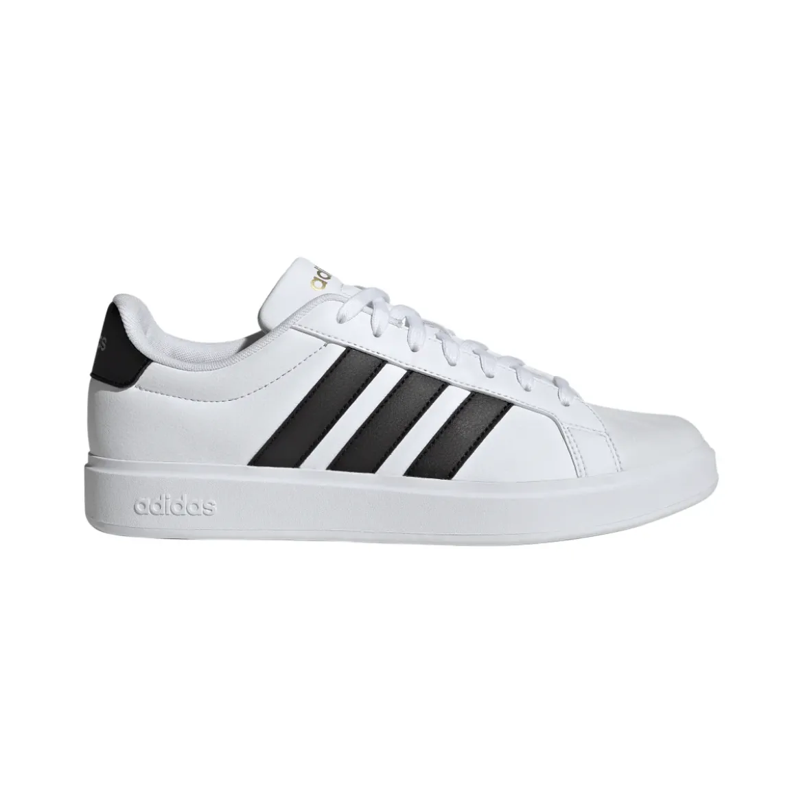 Sneakers bianche da Uomo con tre strisce nere adidas STREETTALK