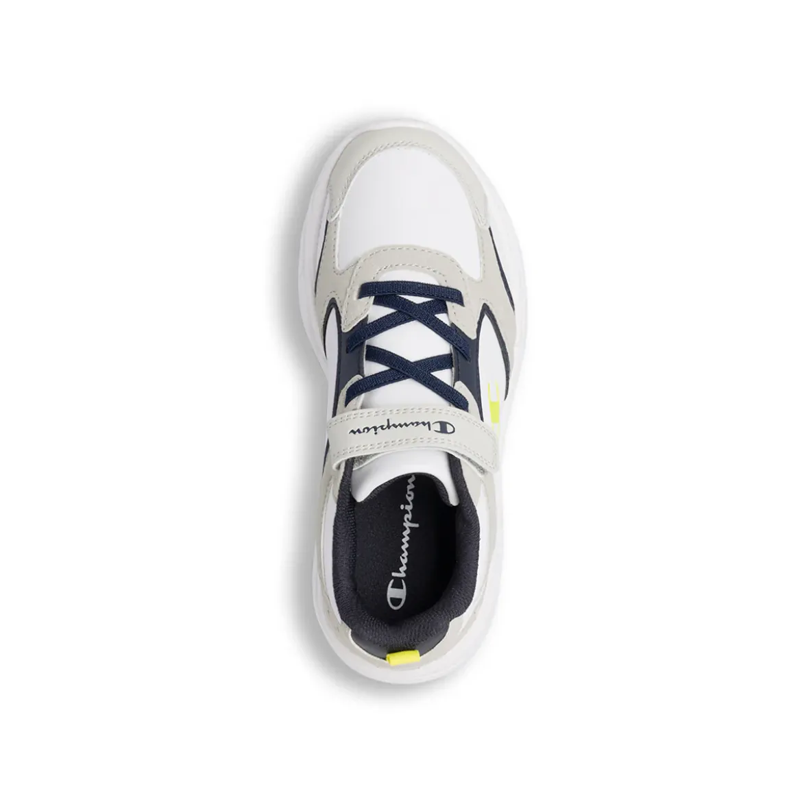 Sneakers bianche e beige chiaro da Bambino Champion Count B Ps Low