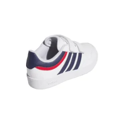 Sneakers bianche e blu da Ragazzo HOOPS 4.0 adidas