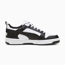 Sneakers bianche e nere da uomo Puma Rebound v6