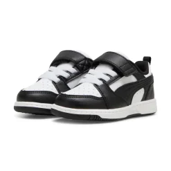 Sneakers bianche e nere Primi passi Bambino con strappo Puma Rebound