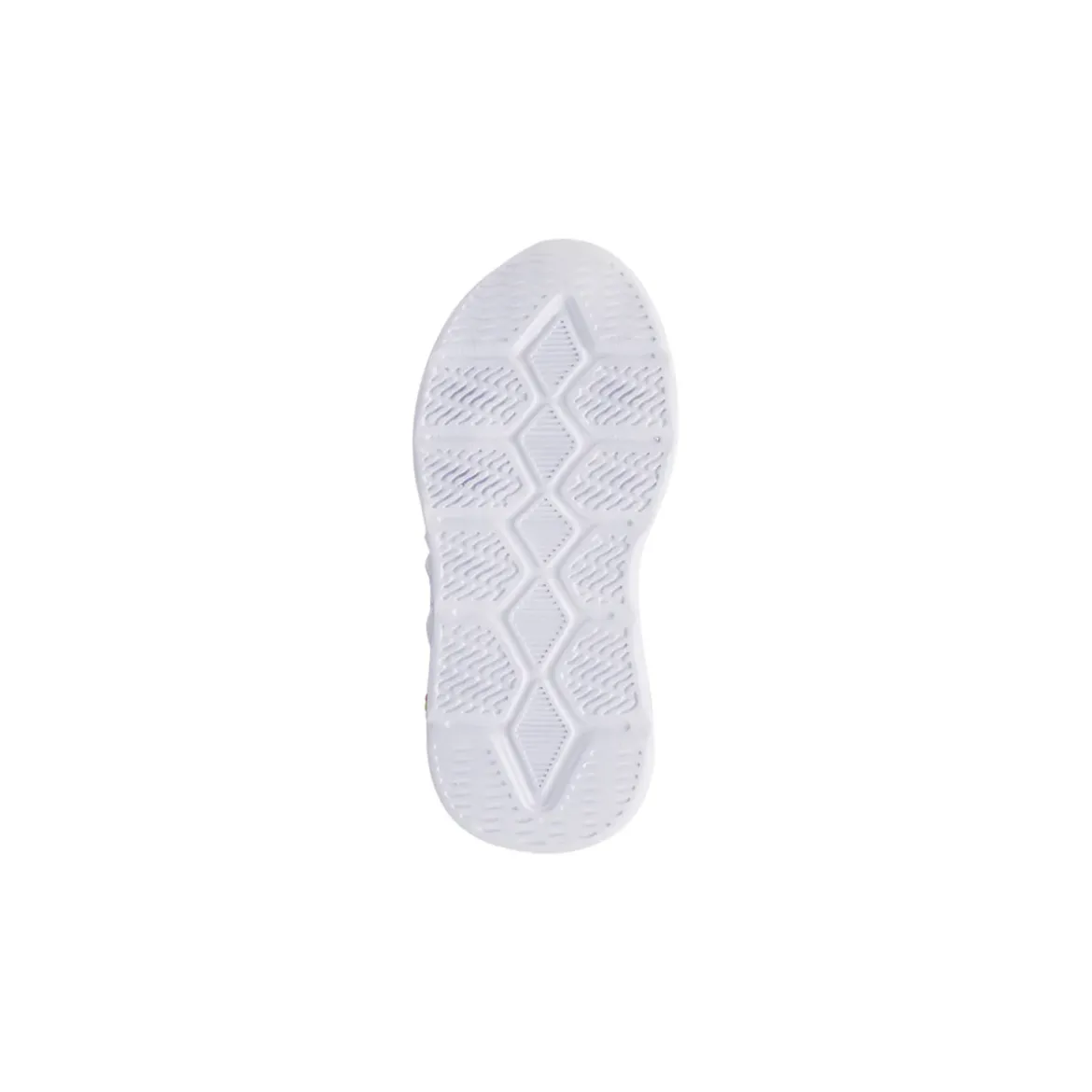 Sneakers bianche e rosa da Bambina con luci e patch Unicorno
