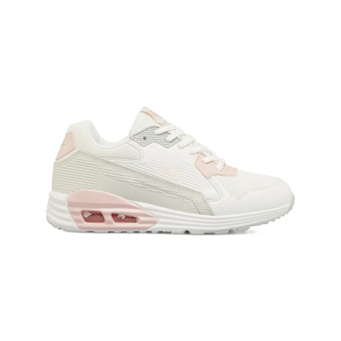 Sneakers bianche e rosa da Donna con ammortizzazione ad aria Everlast