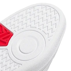 Sneakers bianche e rosse da Ragazzo adidas Hoops 4.0