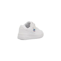 Sneakers bianche primi passi da bambina con logo glitterato Champion Rebound Low G Td