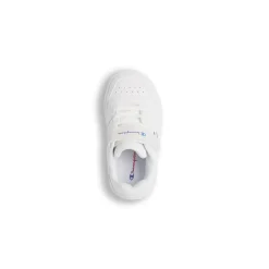 Sneakers bianche primi passi da bambina con logo glitterato Champion Rebound Low G Td