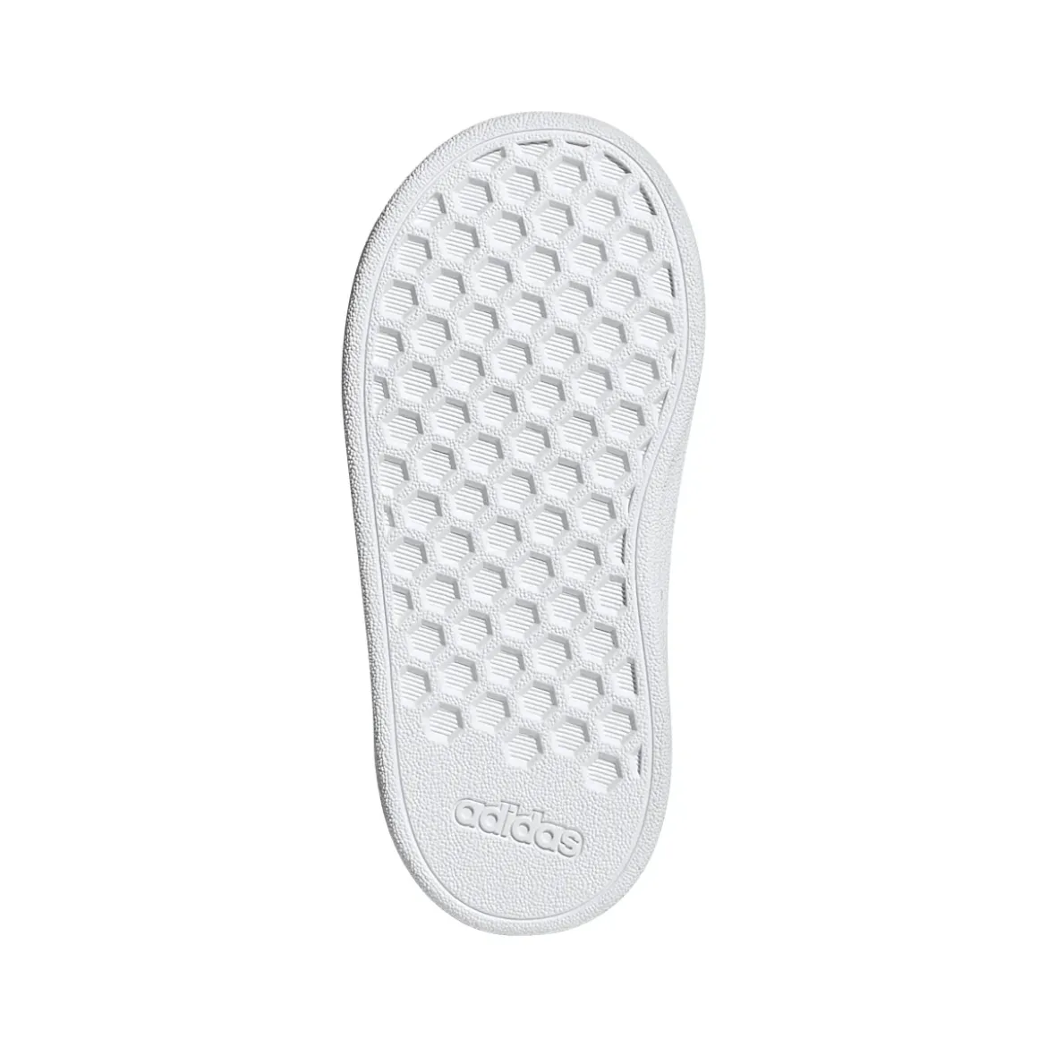 Sneakers bianche Primi passi bambina con strappo adidas Grand Court