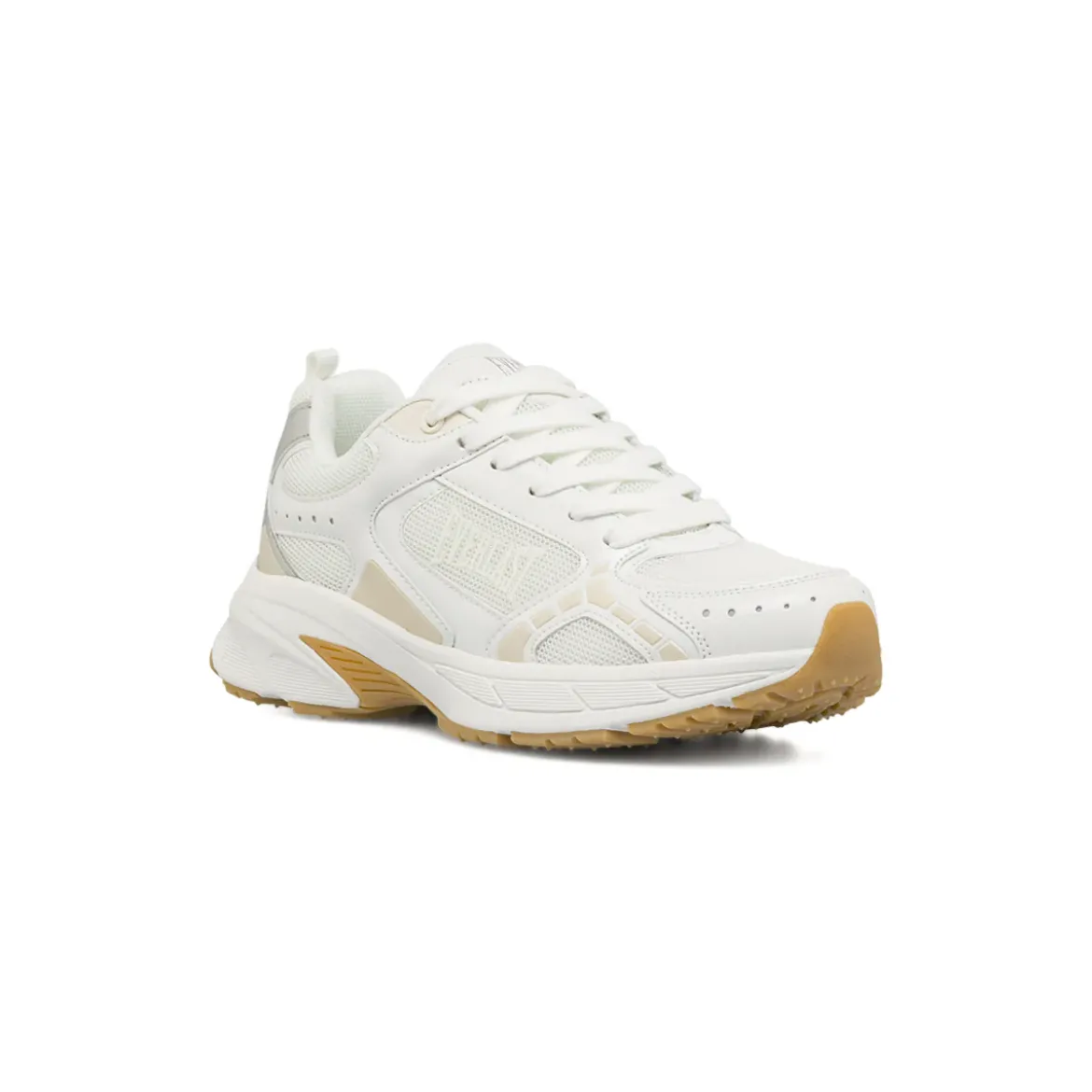 Sneakers bianche retro da Donna con inserti mesh Everlast