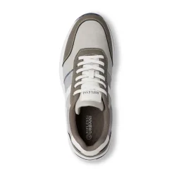 Sneakers bicolore grigio e taupe da Uomo con logo Riflessi Urbani