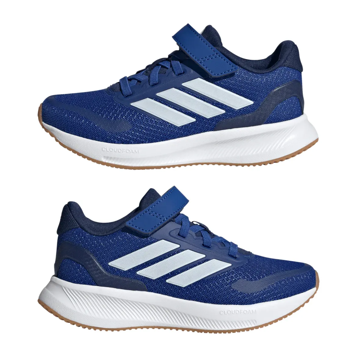 Sneakers blu da Bambino con chiusura a strappo Runfalcon 5 adidas