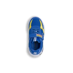 Sneakers blu da Bambino con luci e pratica chiusura a strappo Sonic