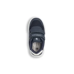 Sneakers blu da Bambino con strappo e inserti in mesh Lumberjack