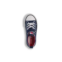Sneakers blu da Bambino Ducati con chiusura a strappo