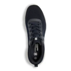 Sneakers Blu da Uomo in tessuto traforato e logo Lumberjack