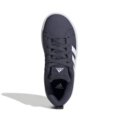 Sneakers blu navy da ragazzo con strisce bianche adidas VS Pace 2.0 K