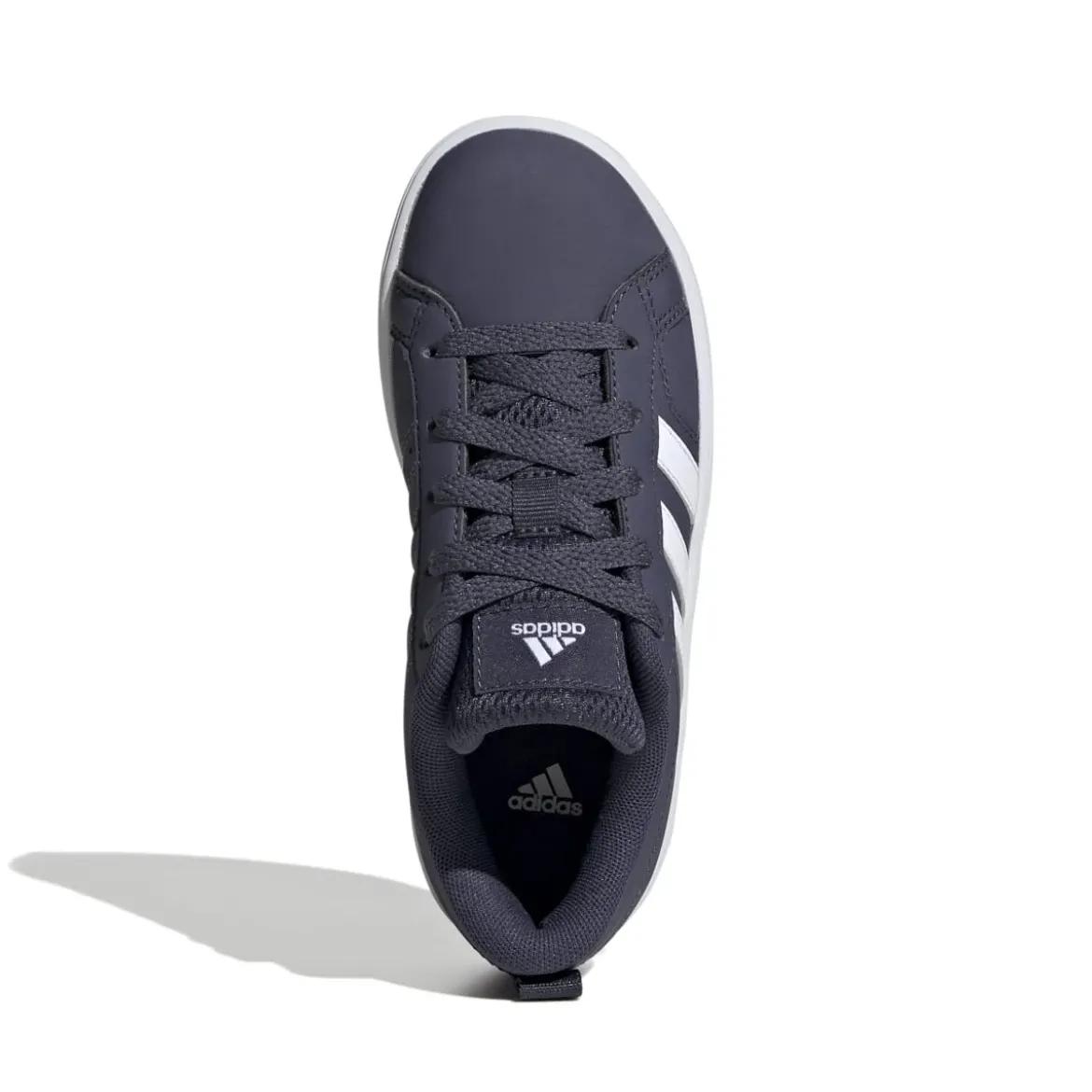 Sneakers blu navy da ragazzo con strisce bianche adidas VS Pace 2.0 K