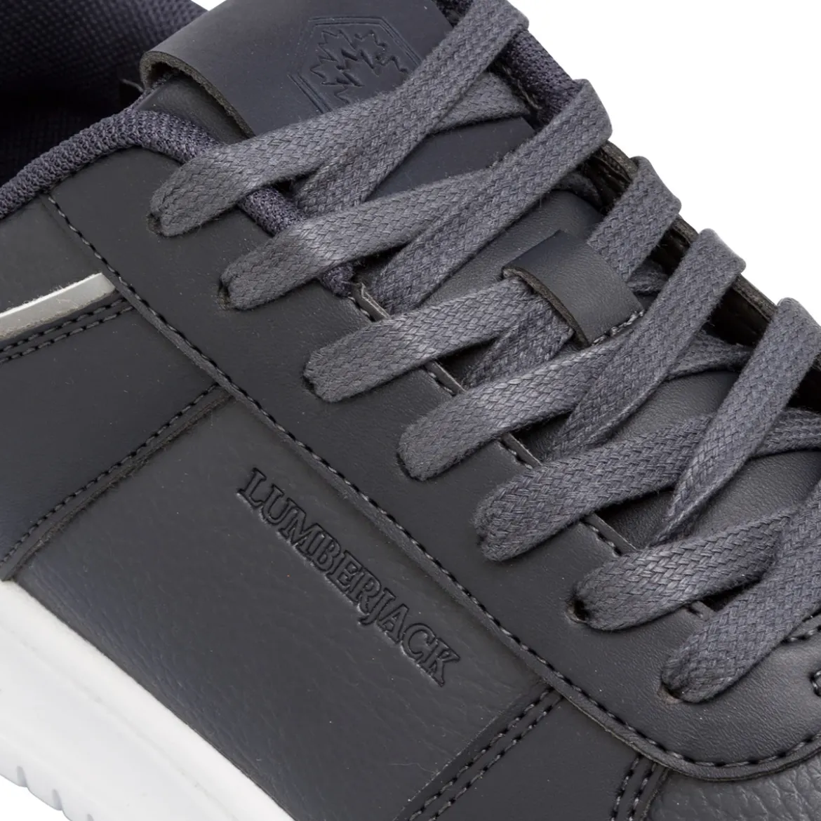 Sneakers casual blu navy da Uomo con dettaglio grigio Lumberjack