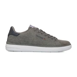 Sneakers casual grigie in tessuto da Uomo con logo Nautica