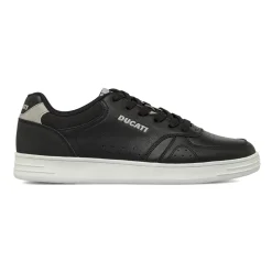Sneakers casual nere da Uomo con dettagli grigi Ducati