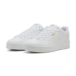 Sneakers casual unisex bianche con logo dorato Puma Court Classico